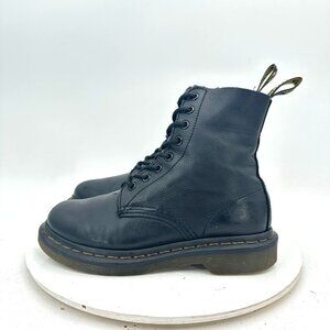 Dr. Martens The Original Pascal Women Size 6 Black Leather 8 Eye Combat Boot